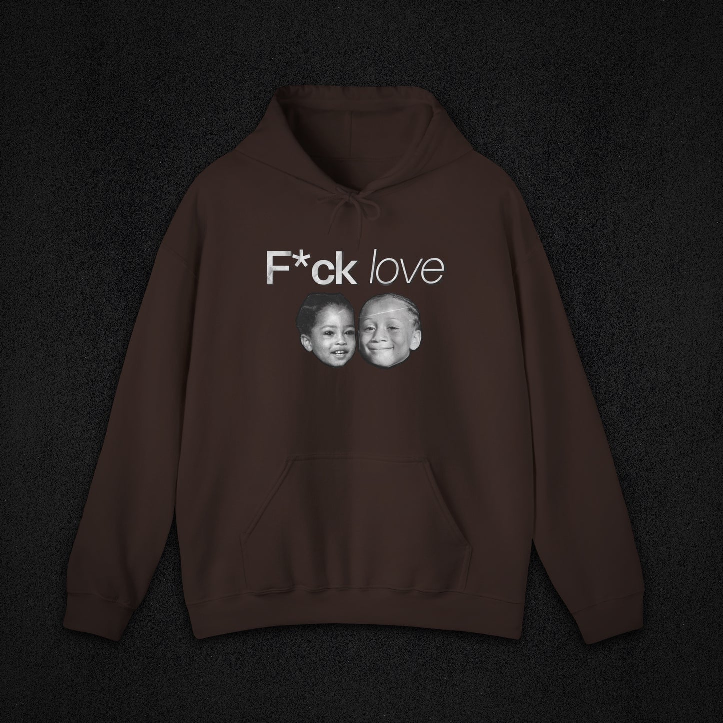 Hooded Sweatshirt F*CK LOVE (B)