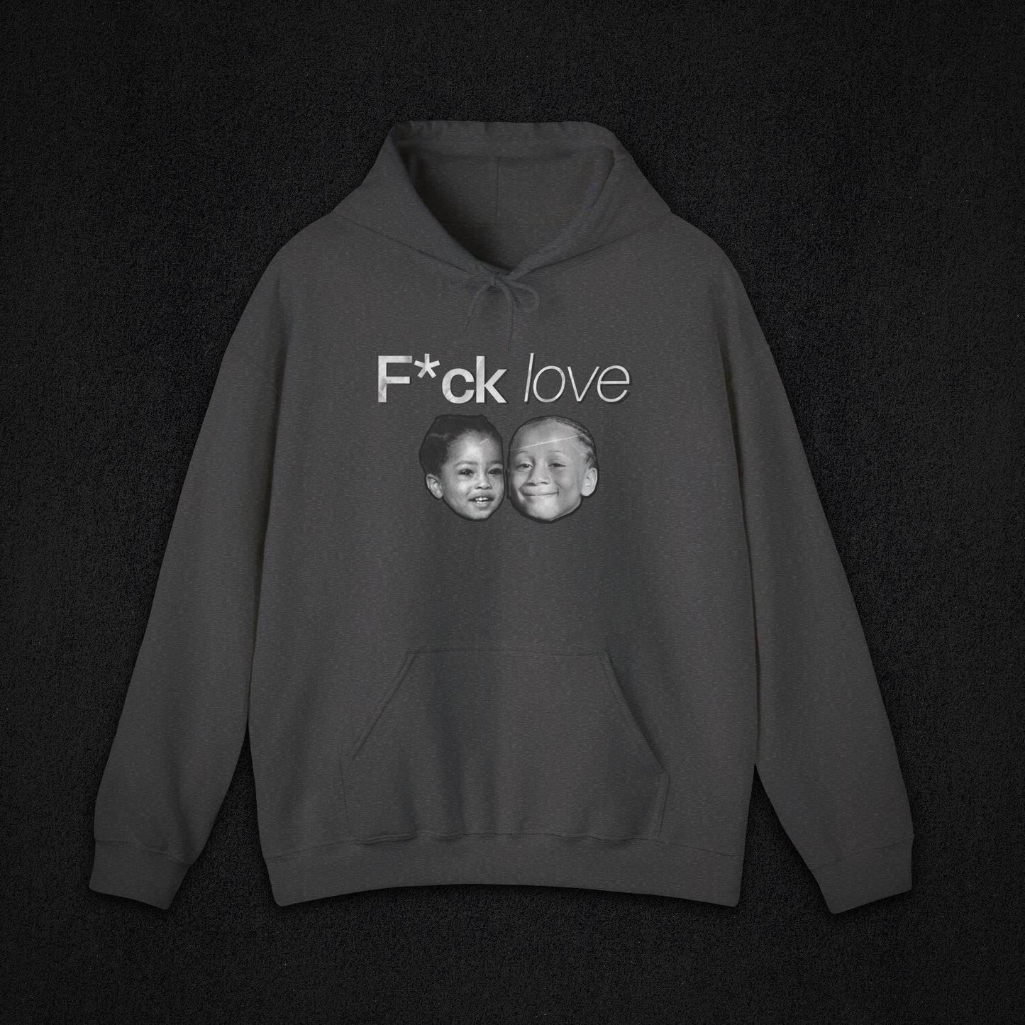 Hooded Sweatshirt F*CK LOVE (B)