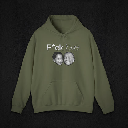 Hooded Sweatshirt F*CK LOVE (B)